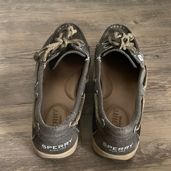 Gray sperry boat shoes loafers grey size 5 womens - Picture 4 of 4